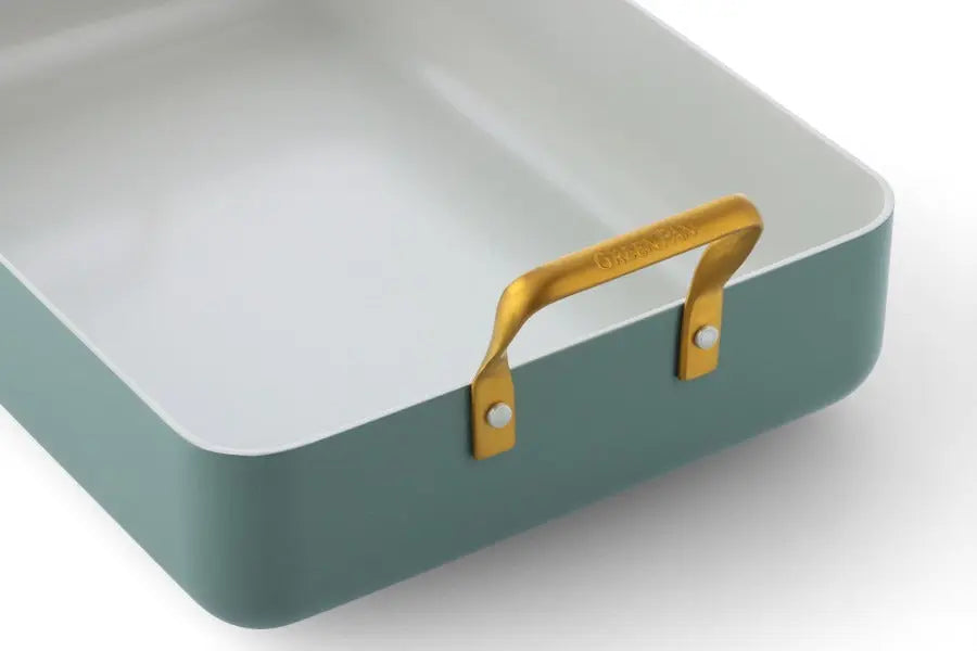 GreenPan Padova Smokey Blue PFAS Free Roasting Pan  Cookware