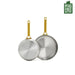 GreenPan Padova Stainless Steel PFAS Free Frypan 20cm  Frypans