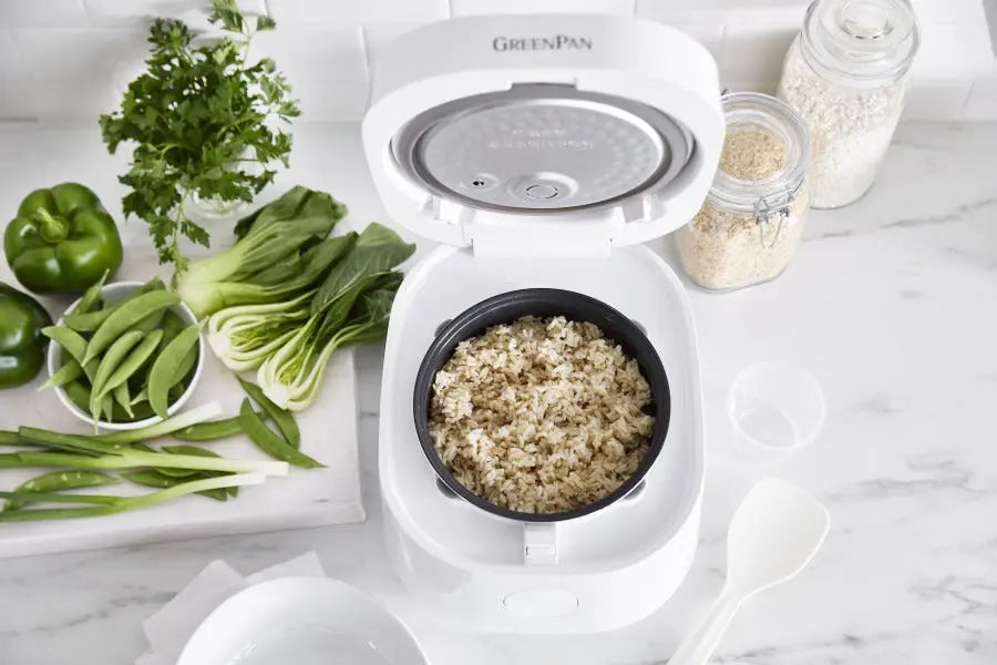 GreenPan Rice Cooker White 2L/8 cups - PFAS Free  Rice cookers