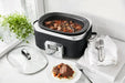 GreenPan Slow Cooker 6L PFAS Free- Black  Slow cookers