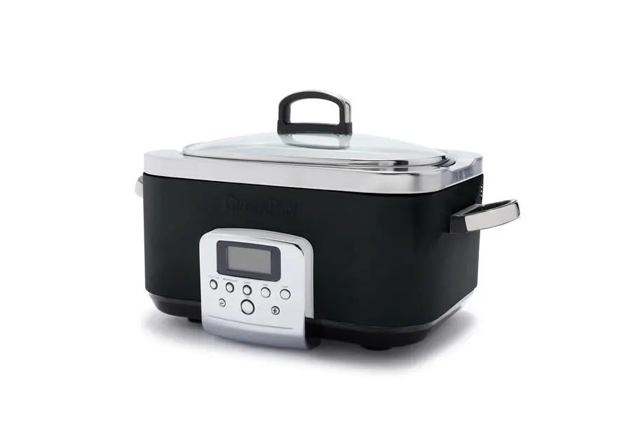 GreenPan Slow Cooker 6L PFAS Free- Black  Slow cookers