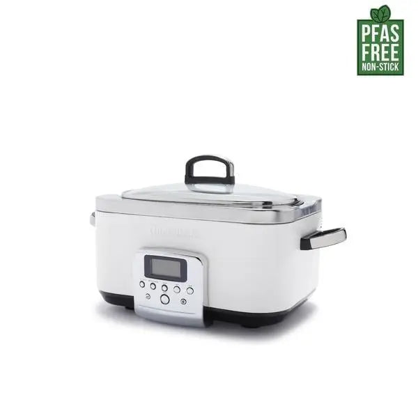 GreenPan Slow Cooker 6L PFAS Free - Cloud Cream  Slow cookers