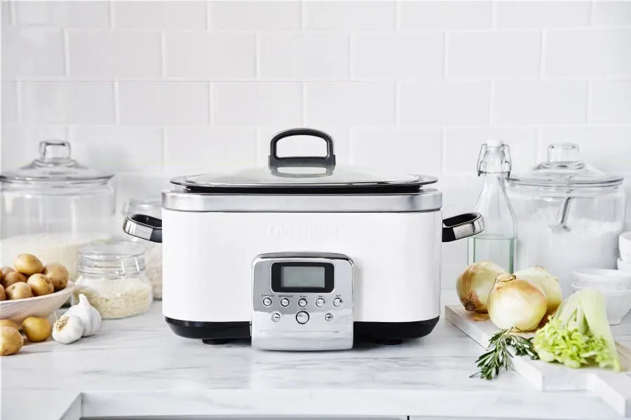 GreenPan Slow Cooker 6L PFAS Free - Cloud Cream  Slow cookers