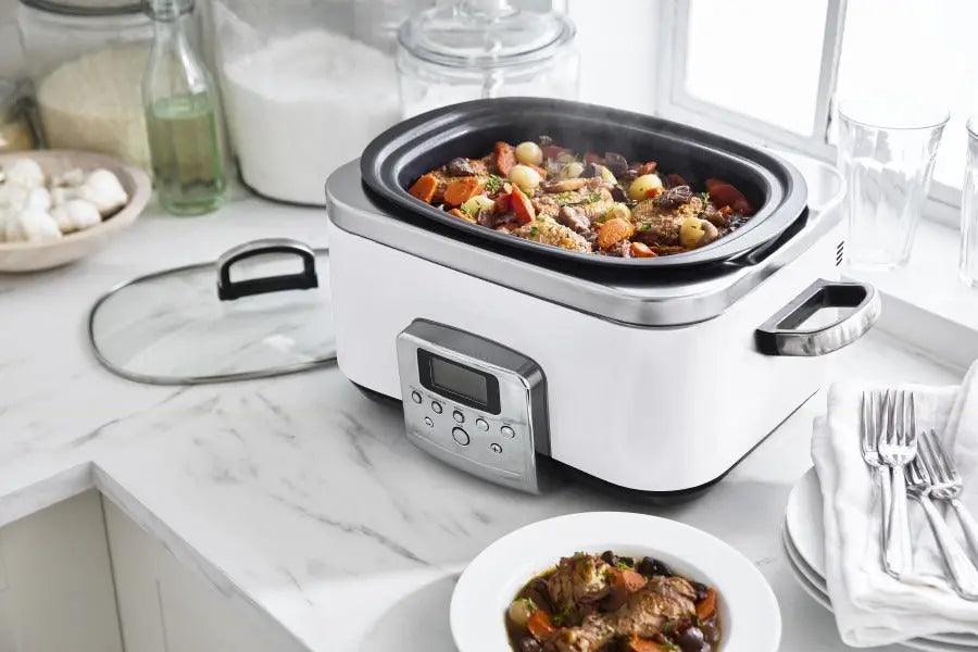 GreenPan Slow Cooker 6L PFAS Free - Cloud Cream  Slow cookers