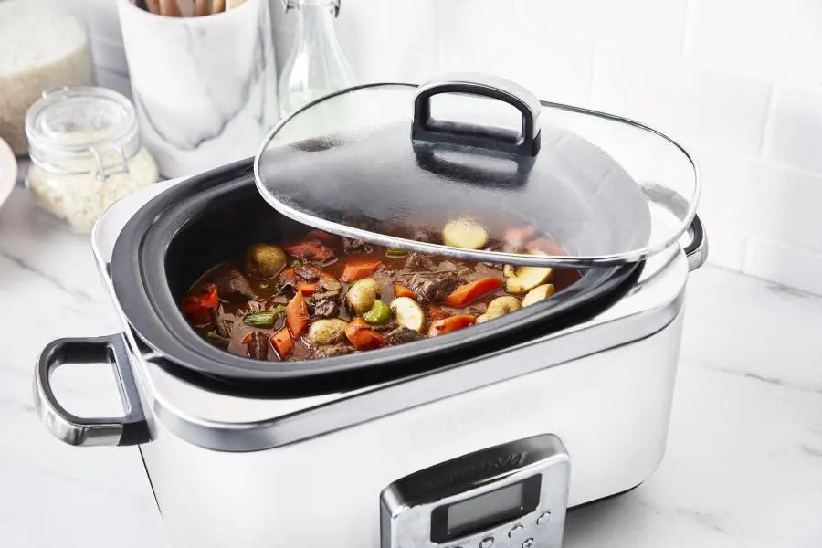 GreenPan Slow Cooker 6L PFAS Free - Cloud Cream  Slow cookers