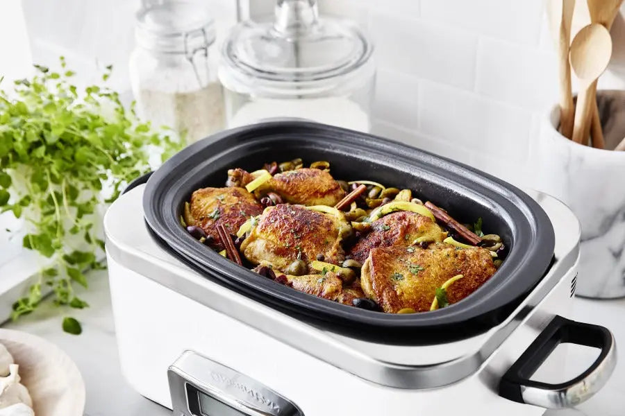 GreenPan Slow Cooker 6L PFAS Free - Cloud Cream  Slow cookers