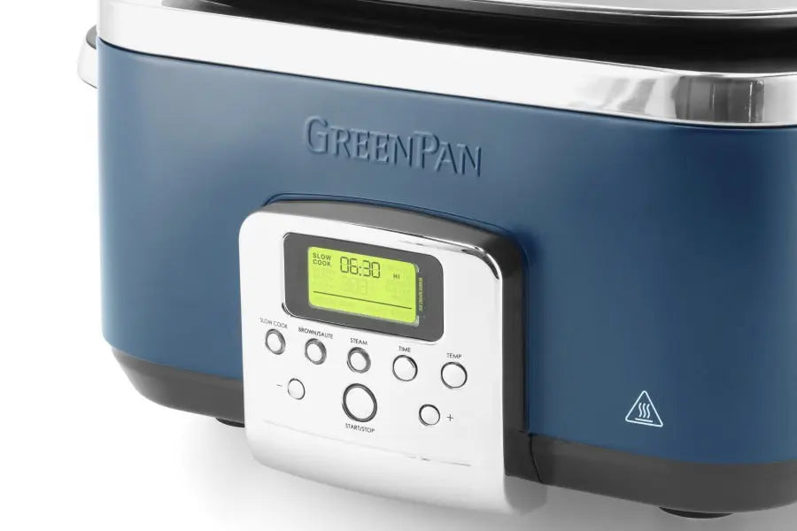 GreenPan Slow Cooker 6L PFAS Free - Oxford Blue  Slow cookers
