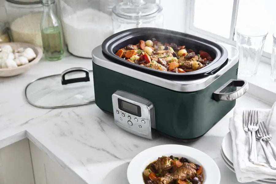 GreenPan Slow Cooker 6L PFAS Free - Pine Green  Slow cookers