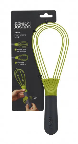 Joseph Joseph Twist Whisk - Grey/Green  Whisks