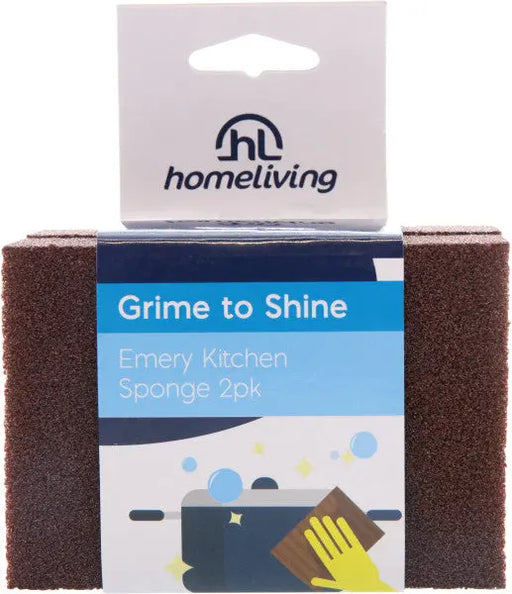 Homeliving Emery Kitchen Sponges 2pk  Cleaning Supplies