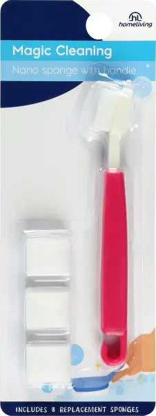 Homeliving Nano Sponge with Handle  Cleaning Supplies