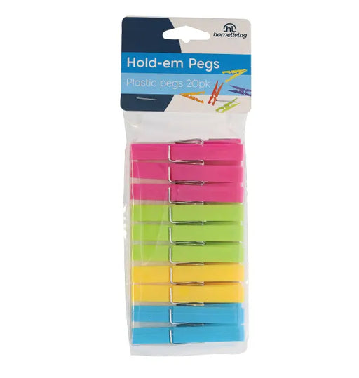 Homeliving Plastic Pegs 20 Pack  Pegs