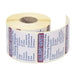 Hygiplas Allergen Food Labels Roll of 500  Food Labelling