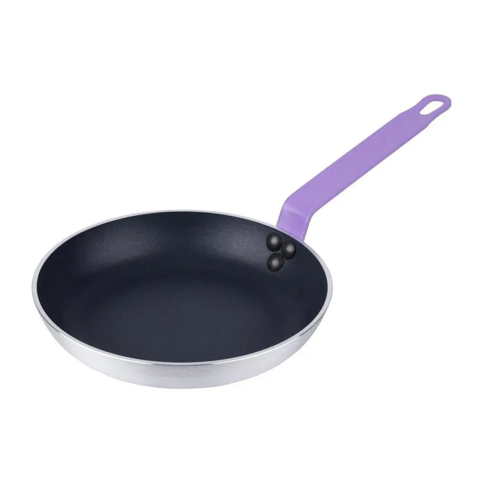 Hygiplas Aluminium Non-Stick Frying Pan Purple Handle 24 cm  Frying Pans