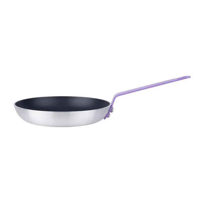 Hygiplas Aluminium Non-Stick Frying Pan Purple Handle 24 cm  Frying Pans
