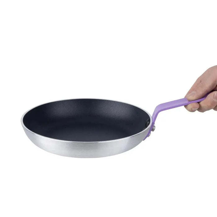 Hygiplas Aluminium Non-Stick Frying Pan Purple Handle 24 cm  Frying Pans