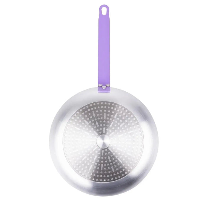 Hygiplas Aluminium Non-Stick Frying Pan Purple Handle 28 cm  Frying Pans