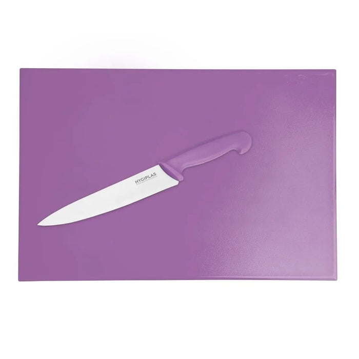 Hygiplas Anti-Bacterial High-Density Chopping Board – Purple  Chopping Boards