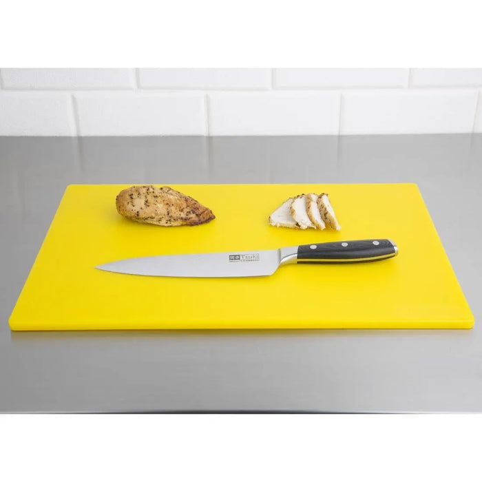 Hygiplas Anti-Bacterial Low-Density Chopping Board Yellow  Chopping Boards