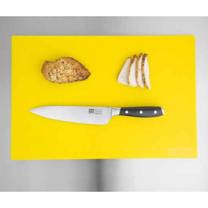 Hygiplas Anti-Bacterial Low-Density Chopping Board Yellow  Chopping Boards