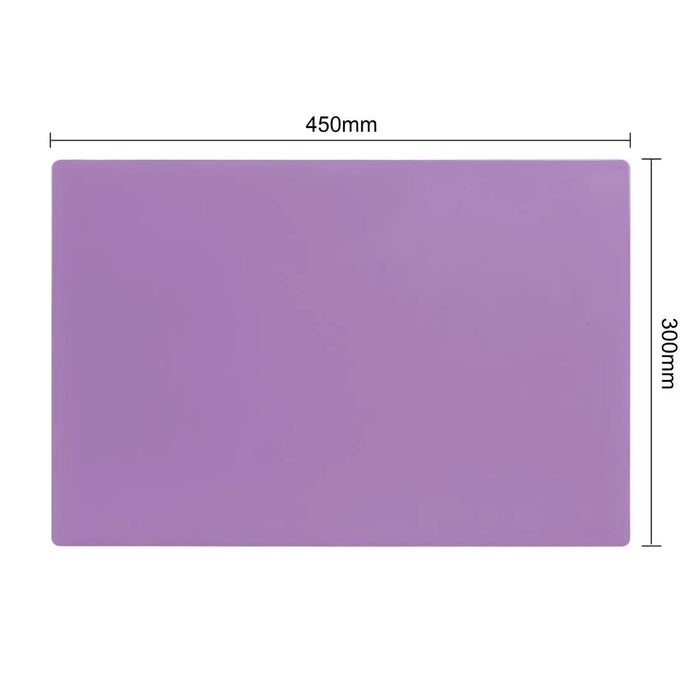 Hygiplas Antibacterial Low Density Chopping Board Purple – 450 × 300 × 10 mm  Chopping Boards and Racks