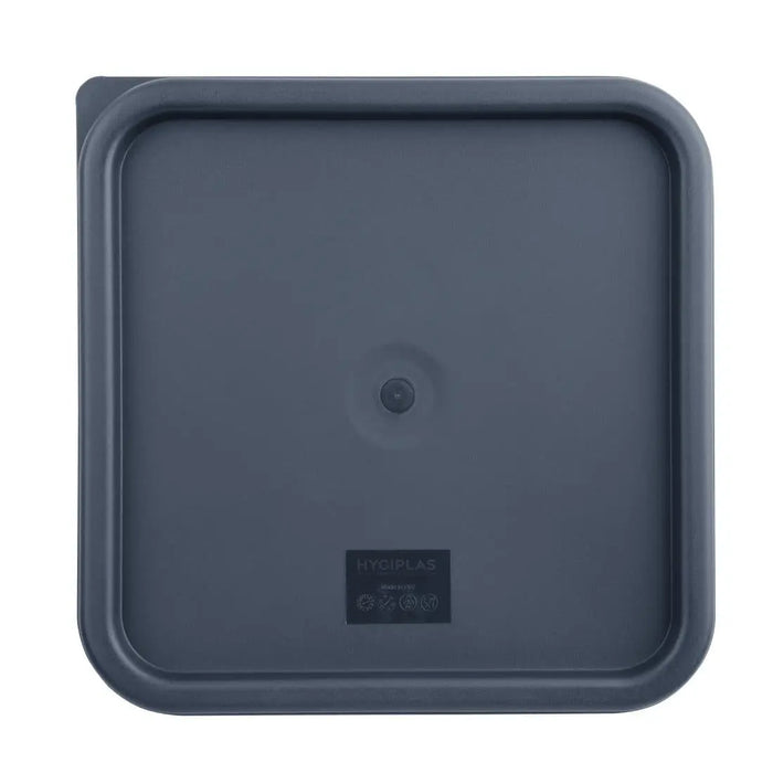 Hygiplas Blue Square Food Storage Container Lid Large - CF045 - Simply Hospitality NZ