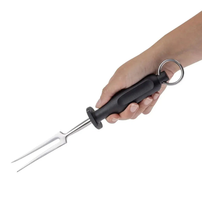 Hygiplas Carving Fork Black 148 mm  Professional Kitchen Knives