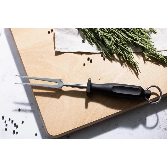 Hygiplas Carving Fork Black 148 mm  Professional Kitchen Knives