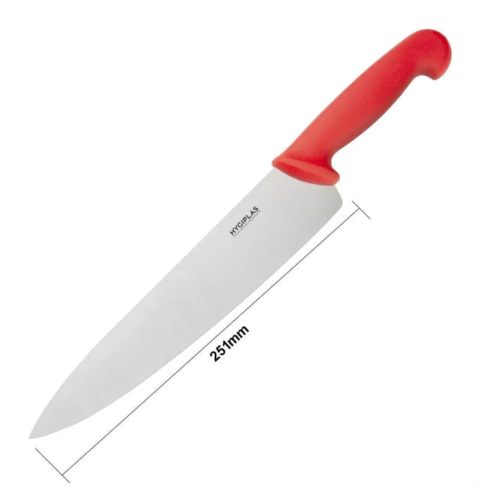 Hygiplas Chef’s Knife Red 250 mm  Cheese Knives