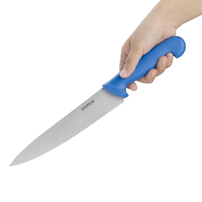 Hygiplas Chefs Knife Blue 218mm  Professional Kitchen Knives