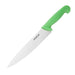 Hygiplas Chefs Knife Green 218mm - C861 - Simply Hospitality NZ
