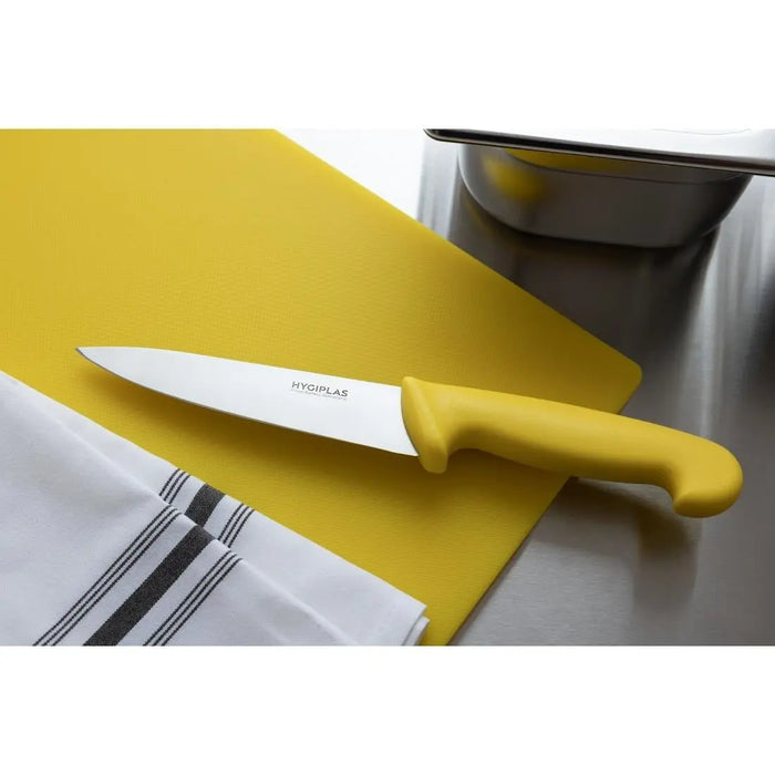Hygiplas Chefs Knife Yellow 295 mm  Professional Kitchen Knives