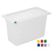 Hygiplas Click Container with Lid and 7 Colour Clip – 6 L (Pack of 4)  Food Storage Containers