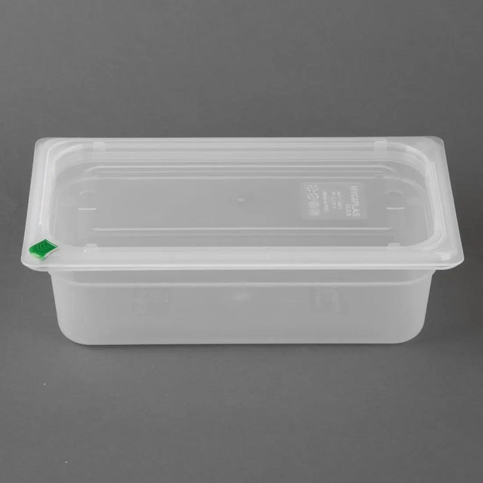Hygiplas Click Container with Lid and 7 Colour Clips – 3600 mL (Pack of 4)  Food Storage Containers