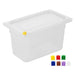 Hygiplas Click Container with Lid and 7 Colour Clips – 3700 mL (Pack of 4)  Food Storage Containers