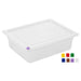 Hygiplas Click PP 1/2 GN Container with Lid & 7 Colour Clips – 5.9 Litre (4 Pack)  Food Storage Containers