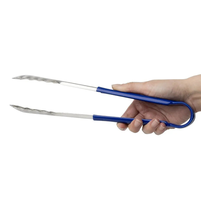 Hygiplas Colour Coded Blue Serving Tongs 300 mm  Tongs