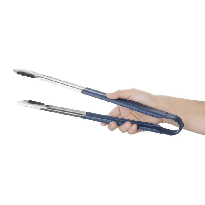 Hygiplas Colour Coded Serving Tong Blue 405mm  Tongs & Turners
