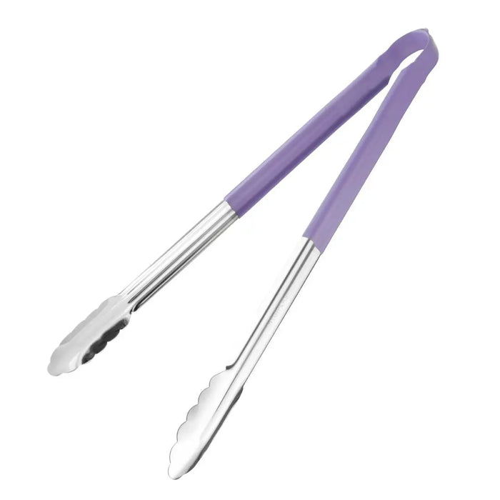 Hygiplas Colour Coded Serving Tong Purple 405mm - HC853 - Simply Hospitality NZ