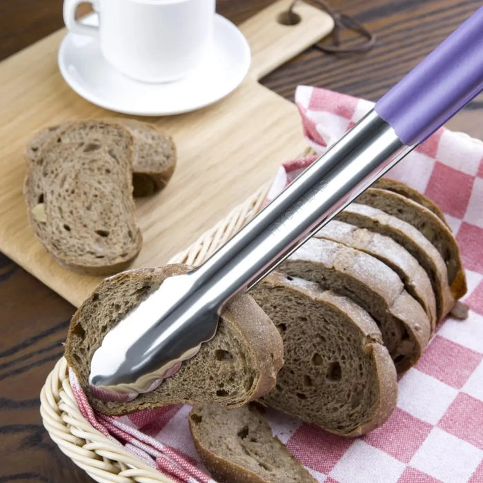 Hygiplas Colour-Coded Serving Tongs  Purple 405 mm  Cooking and Serving Utensils