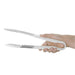 Hygiplas Colour Coded White Serving Tong 300mm  Tongs & Turners