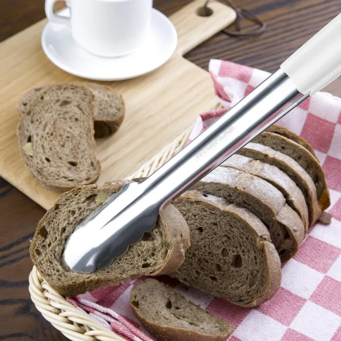 Hygiplas Colour-Coded White Serving Tongs 405 mm  Tongs & Turners
