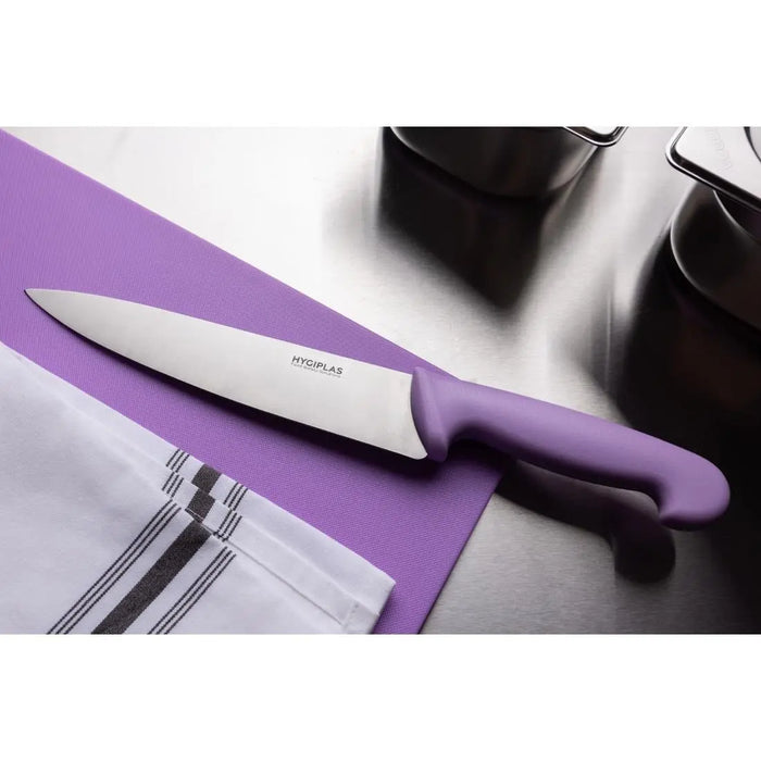 Hygiplas Cook’s Knife Purple 218 mm  Professional Kitchen Knives