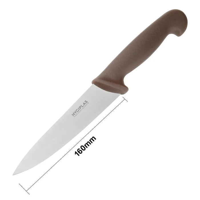 Hygiplas Cook’s Knife – Brown 160 mm  Professional Kitchen Knives