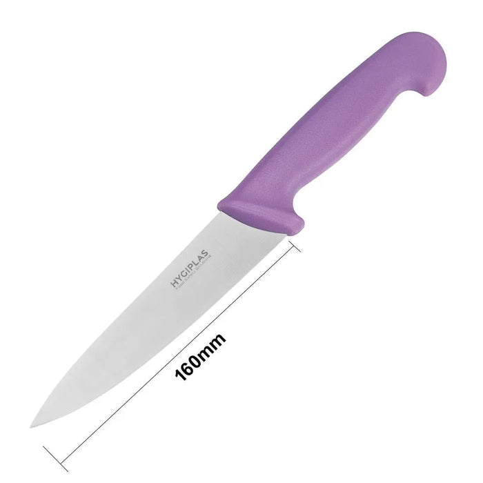 Hygiplas Cooks Knife Purple 160 mm  Professional Kitchen Knives