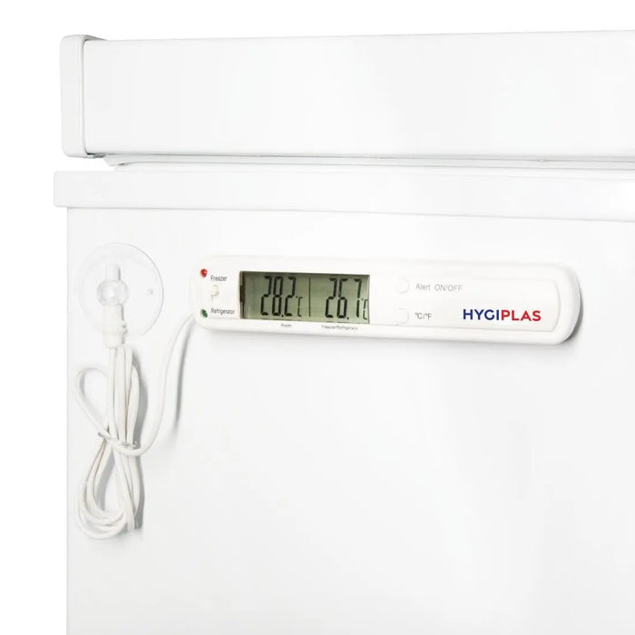 Hygiplas Digital Fridge Freezer Thermometer with Alarm  Thermometers & Probes