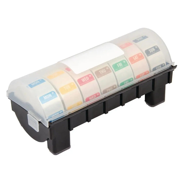 Hygiplas Dissolvable Colour Coded Food Labels Starter Kit with 25mm Dispenser - GH474 - Simply Hospitality NZ