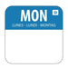 Hygiplas Dissolvable Food Rotation Labels Monday  Food Labelling