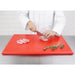 Hygiplas Extra Thick High Density Chopping Board Red  Chopping Boards and Racks
