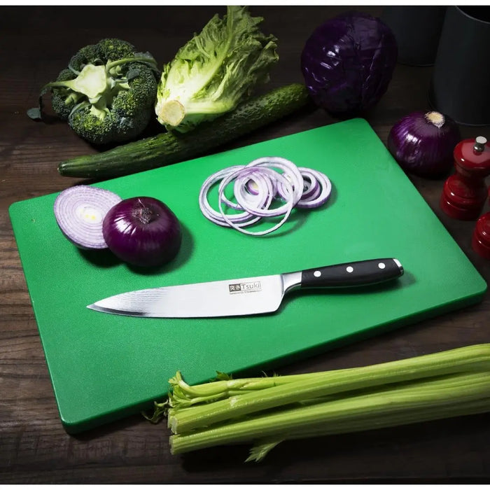 Hygiplas Extra Thick Low-Density Chopping Board Green  Chopping Boards